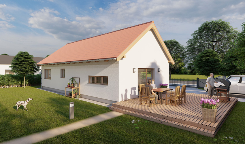 Exteriér - HOUSE4LIFE - Dřevostavby na klíč